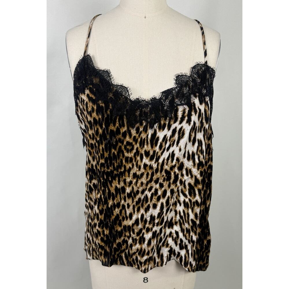 NWT-Olivaceous Large‎ Nightlife Clubwear Cheetah Lace Tank Top Party Lingerie